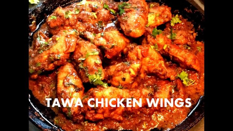 Tawa Chicken Wings | Easy Tawa Chicken Recipe | Chicken Wings Indian Style Recipe