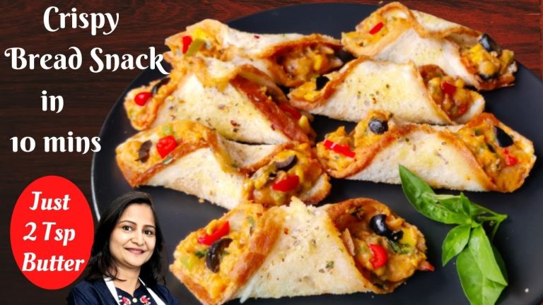 Bread Snacks | Party Starters | Quick Snacks Recipe | Veg Snacks | Bread Recipes | Appetizer | Bread
