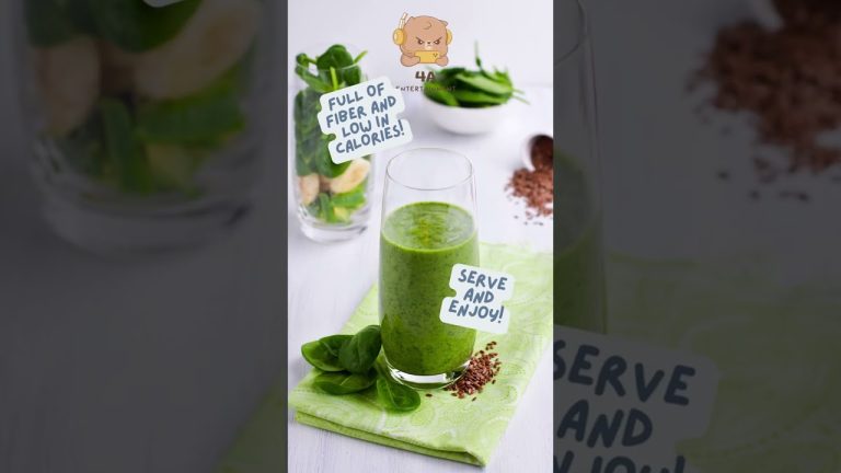 Really Green Smoothie to start your day healthy!!