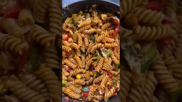Masala Pasta Recipe #jkkatadka #shortsvideo #shortsfeed #shorts #short