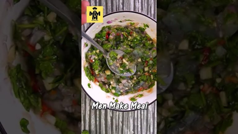 Deep Fried Pork Stuffed with Minced Shrimp #shorts #deepfried #pork #mincedshrimp #shirmp #cooking