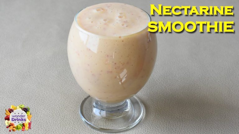 Nectarine smoothie |Delicious & Healthy Fruit Smoothie Recipe | NECTARINE SMOOTHIE | HOW TO MAKE