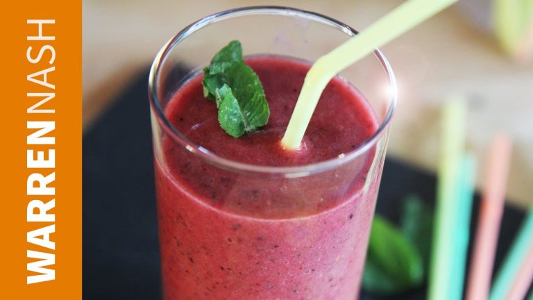 Smoothie Recipes – with Fresh Mint – Recipes by Warren Nash