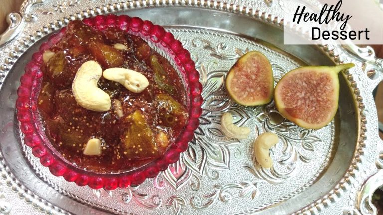 Anjeer ka Meetha | Healthy Fig Dessert Recipe | Easy sweets to make at home indian