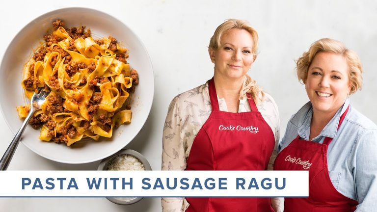 How to Make the Most Comforting Pasta with Sausage Ragu