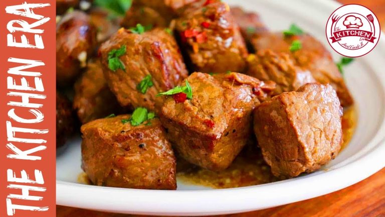 Garlic-Butter Steak Bites | Beef recipes | Garlic Beef Bites Recipes | Beef Fries Recipes