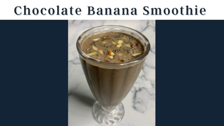 chocolate banana smoothie recipes for weight loss | Banana smoothie #shorts #smoothie #healthyrecipe