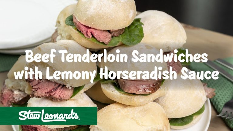 Beef Tenderloin Sandwiches | Game Day Recipe
