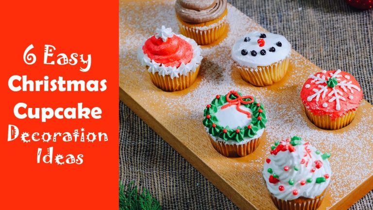 Easy Christmas Cupcake Decorating Ideas | Christmas Dessert Recipes