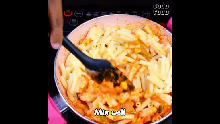 Veg Cheese Mayo Pasta | Quick & Easy Snack