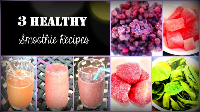 Fast and Healthy Smoothie Recipes