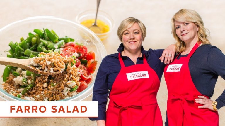How to Make Farro Salad with Asparagus, Sugar Snap Peas, and Tomatoes