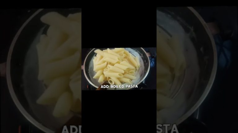 White Sauce Pasta Recipe #shorts WHITE SAUCE PASTA RECIPE | How to make white sauce pasta