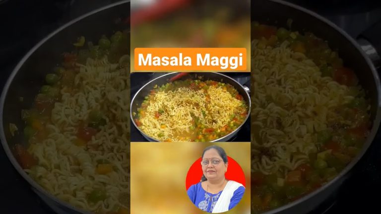 Masala Maggi recipe in hindi | Indian maggi #cooking #recipes #youtubeshorts #maggi #nestle #snacks