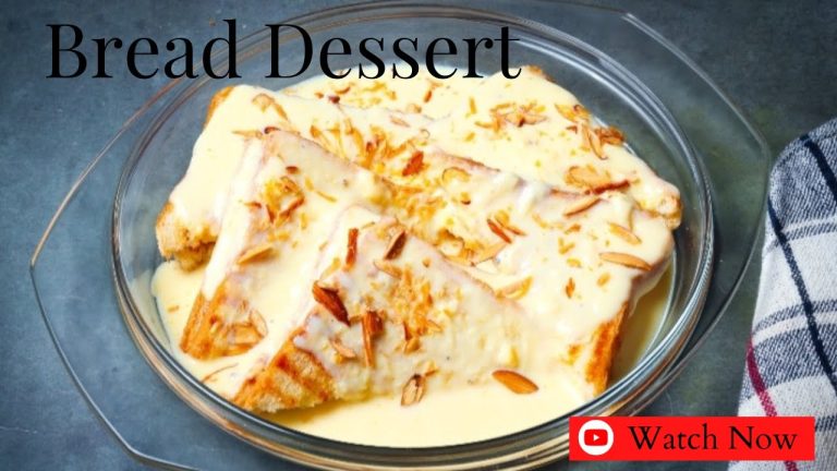 Sweet bread recipe | Instant indian sweet recipe | Bread custard recipe | Bread Dessert recipes