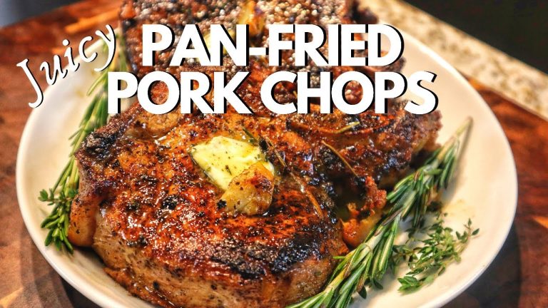 Best Way To Cook Pork Chops In Pan | Pan Fried Pork Chops With Butter