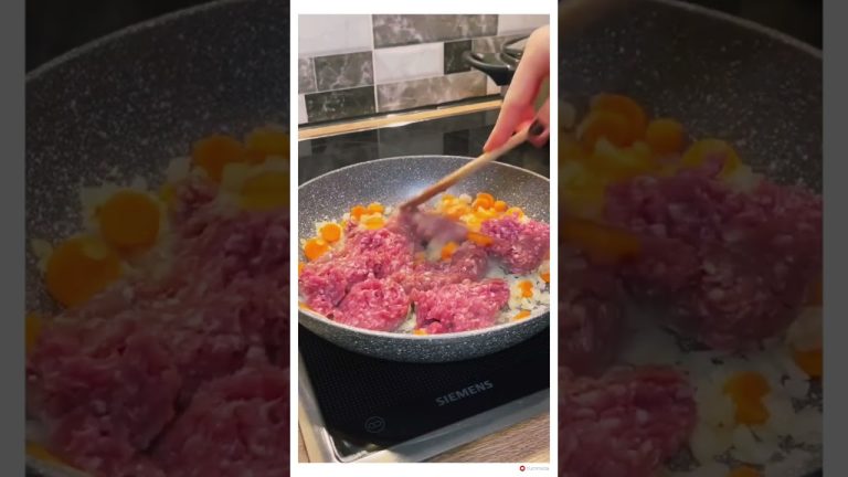 Creamy Beef Meat Pasta Shell Recipe #shorts #food #pasta