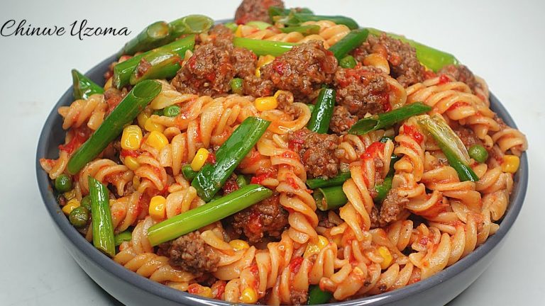Easy mincemeat ( grounded beef ) pasta | A must-try pasta recipe.