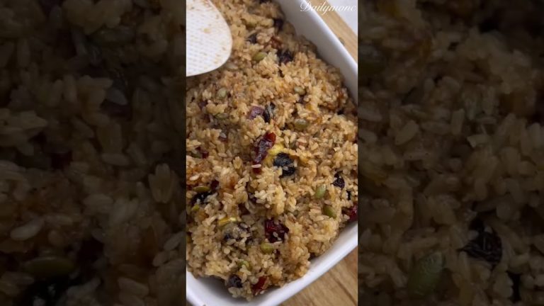 Korean Rice Cake Recipe Sweet Dessert Yakbap #shorts #food #asmr #약밥