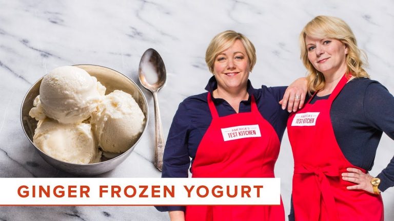 How to Make Ginger Frozen Yogurt at Home