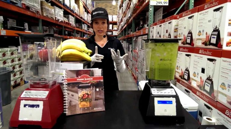 Blendtec Blender Healthy Green Smoothie Recipe (no banana) – Costco Demonstration
