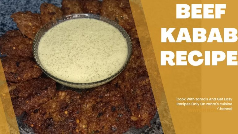 BEEF KABAB RECIPE | EASY RECIPE | KABAB RECIPE BY ZAHRA'S CUISINE