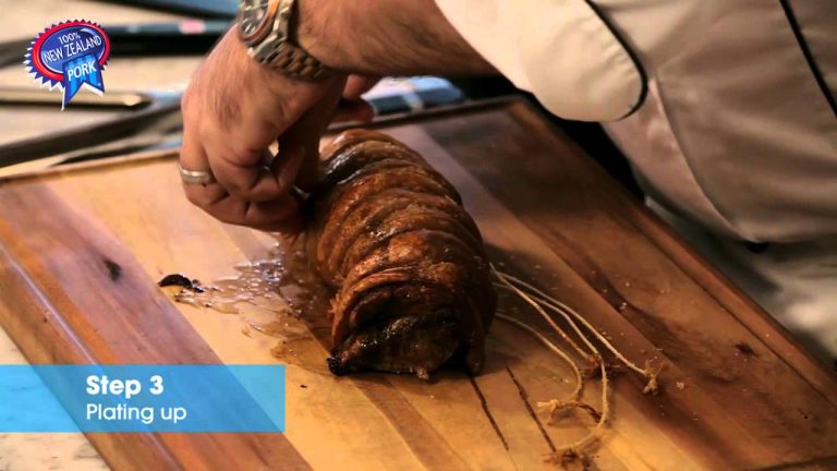 Simon Gault's 100% NZ pork shoulder roast with crackling