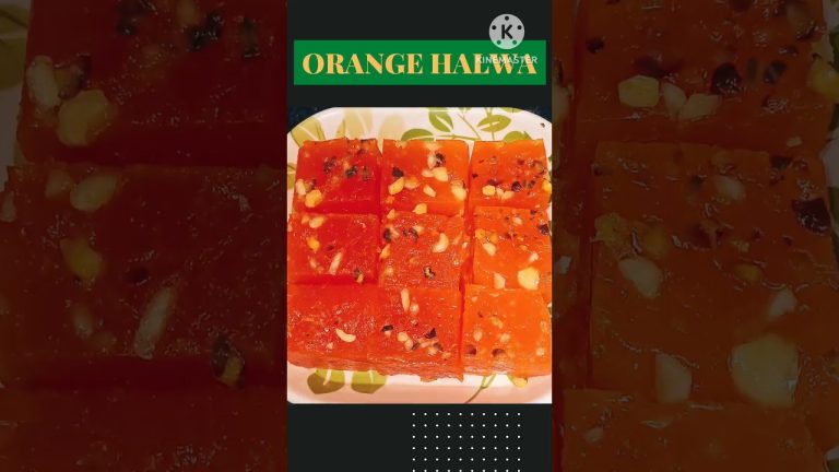 Orange Halwa Recipe |Easy Orange Dessert Recipes 😋😋😋 #shorts #trending #short