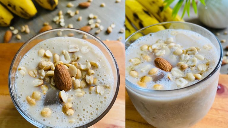 Peanut Butter Banana Smoothie || Healthy Smoothie Recipe || SHORTS