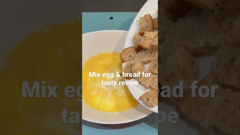Mix egg & bread for tasty recipe | break fast recipe in 5 mins #shorts