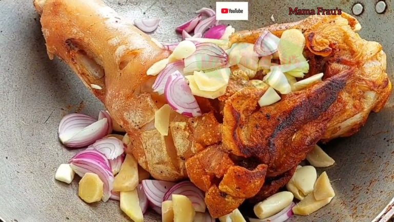 Outdoor Cooking | Pork Leg Recipe | Crispy Patatim