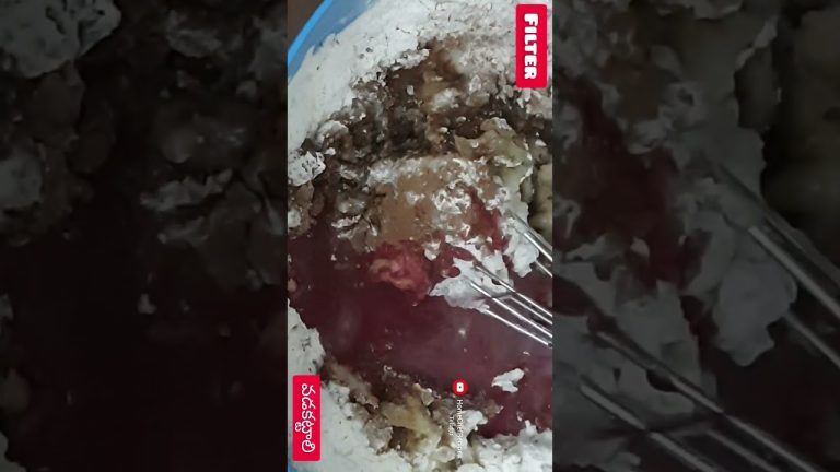 how to make Red Velvet Cake – Easy Eggless Cake Recipe – Valentine's Day Special – Cake #Shorts