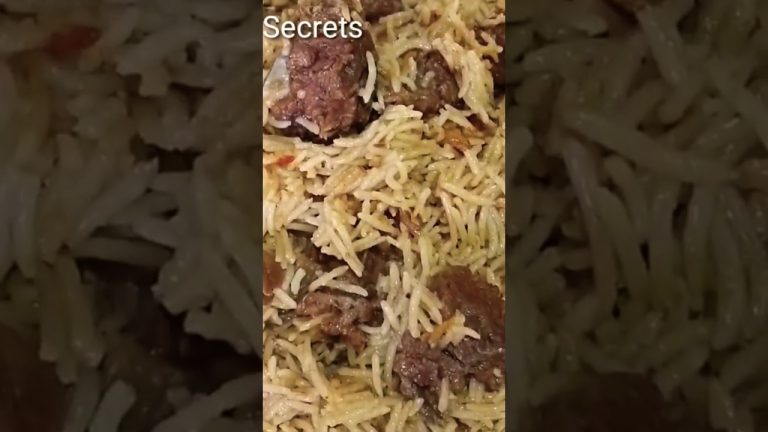 Beef Yakhni Pulao Recipe #shorts