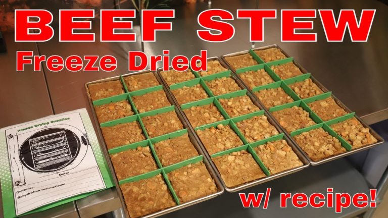 Freeze Dried Beef Stew — with Recipe! (Homemade)