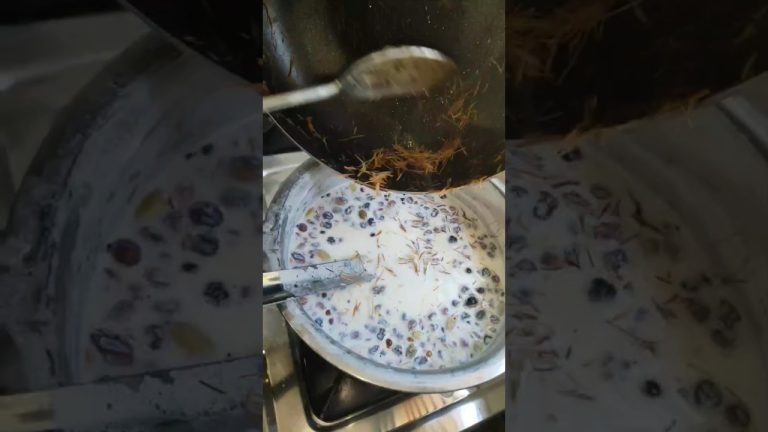 Sheer Khurma Recipe | Famous Dessert Recipe | ASMR #shorts