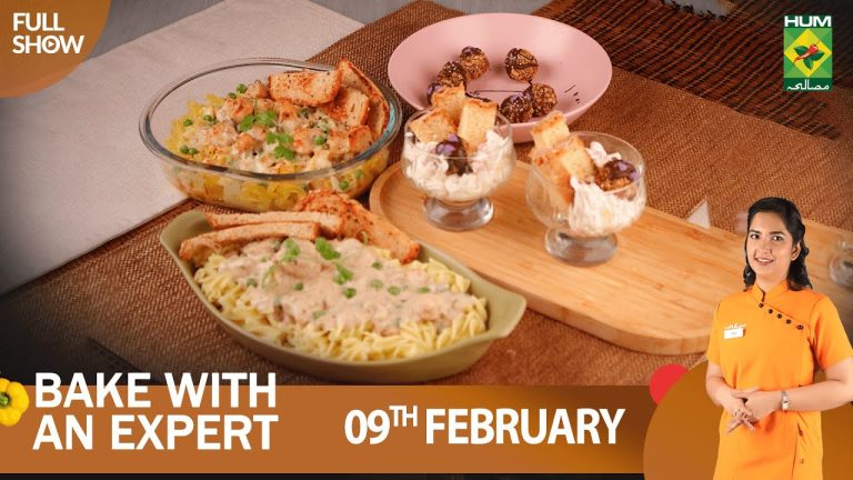 Bake With An Expert – 09 Feb 2023 – Recipes: Bechamel Chicken Pasta & Cereal Clusters – Saba Aftab