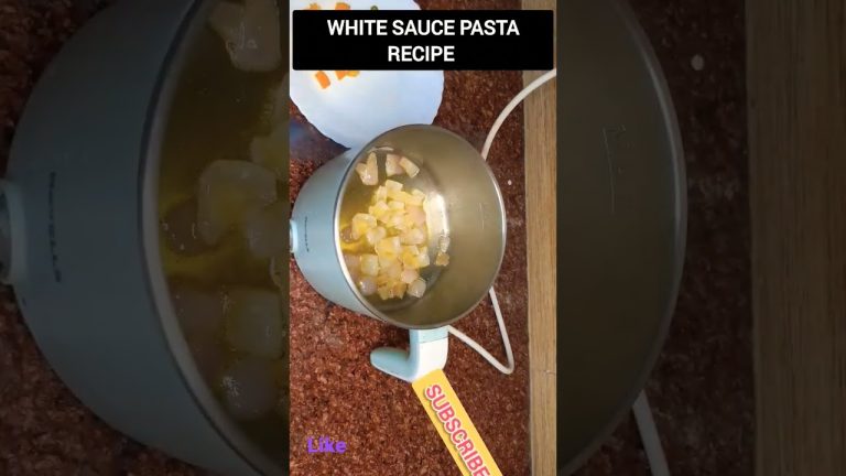 white sauce pasta recipe #whitesaucepasta #shortsfeed #shorts #ytshort @YouTube #hostelfood #video