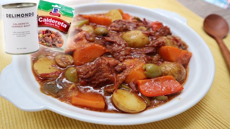 Delimondo Caldereta Corned Beef  – Easy Ulam Recipe