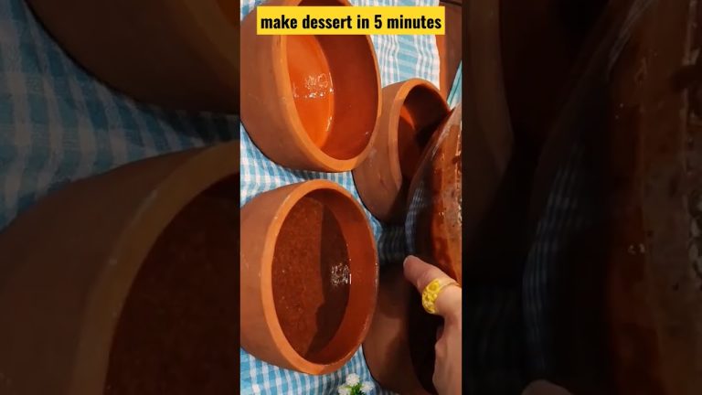 make dessert in 5 minutes #shorts