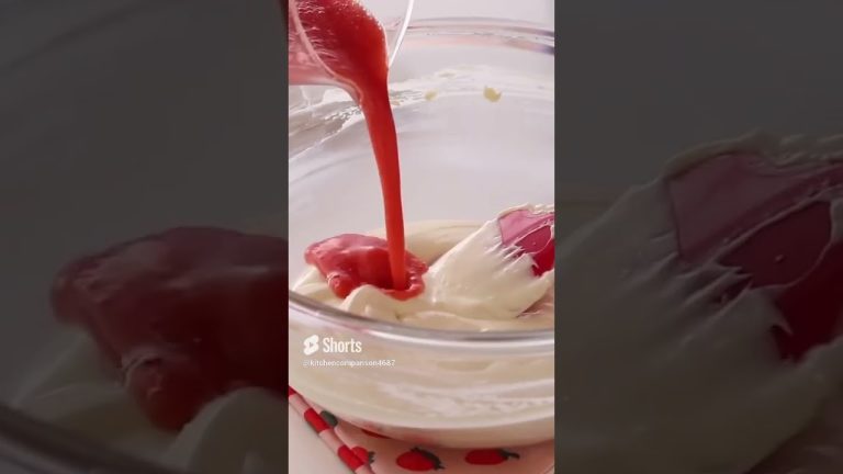 Eggless strawberry dessert recipes !