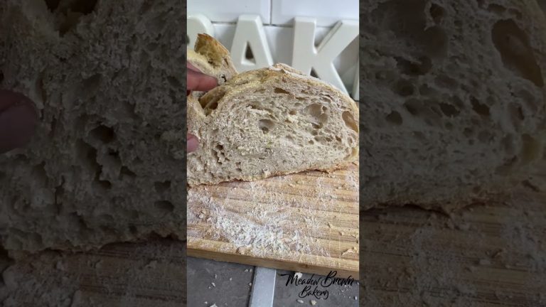 Sourdough bread recipe from starter : Sourdough bread for beginners : How to cut sourdough bread