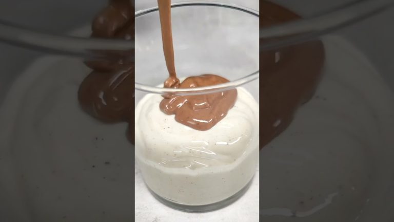 Veganes Schoko Crunch Dessert 🍫 #shorts #dessert