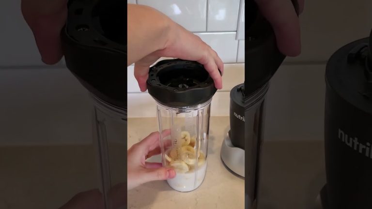 Nutribullet Peanut Butter Banana Smoothie