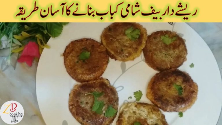 Shami Kabab Recipe |Beef Shami Kabab #zbcooking