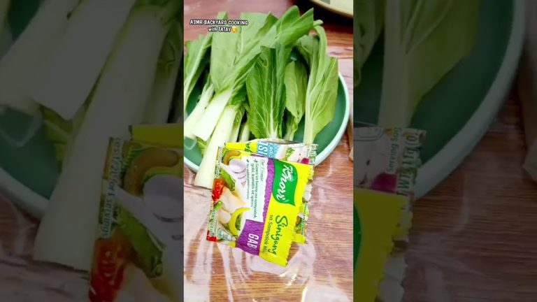 HOW TO COOK PORK SINIGANG #porksinigang #backyardcooking #panlasangpinoy #amsr #porkrecipe #shorts