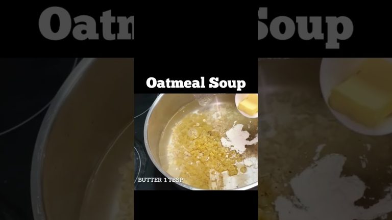 Oatmeal Pasta Soup Recipe #soup #recipes #shorts #ytshorts