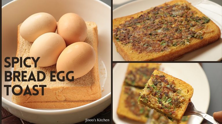 spicy bread egg toast | Bread and egg recipes for Dinner Indian style | Healthy breakfast with bread