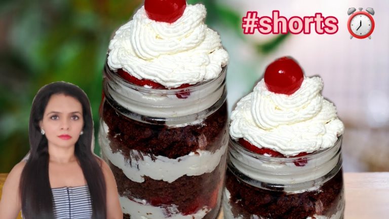 How to Make Jar Cake | Strawberry Dessert Recipes | Easy Dessert Recipes | #shorts