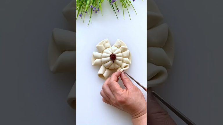 Satisfying & Creative Dough Pastry Recipes (P198) – Bread Rolls, Bun Shapes, Pasta, Beautiful Flower