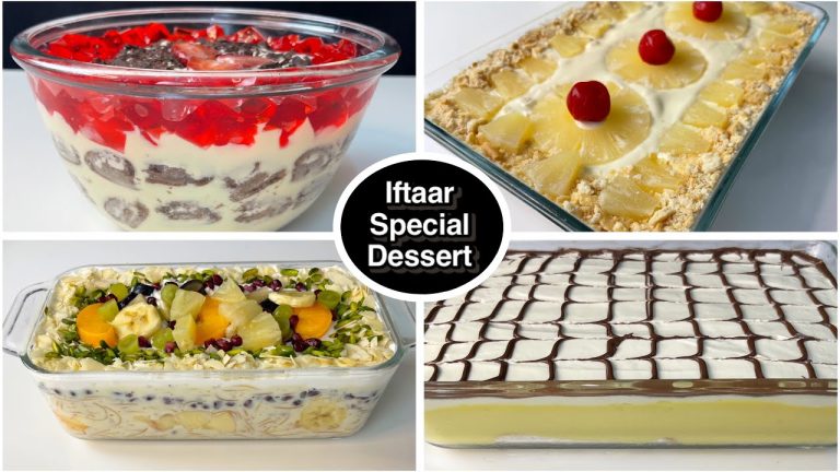 4 Delicious Ramadan Dessert Recipes – Quick & Easy dessert by Sariya